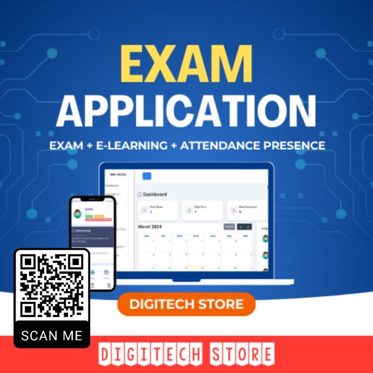 Aplikasi Ujian Digital - Toko Source Code Aplikasi
